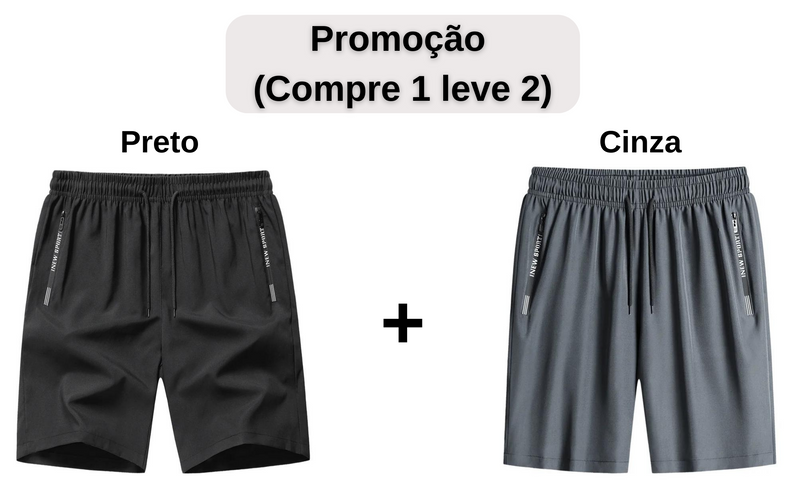 Bermuda Esporte Tecido Seda de Gelo - Refresh Heat (COMPRE 1 LEVE 2)