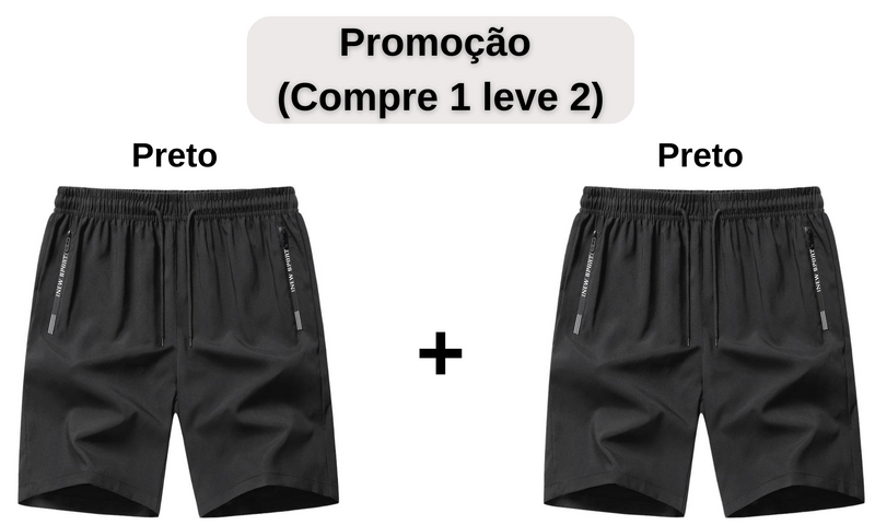 Bermuda Esporte Tecido Seda de Gelo - Refresh Heat (COMPRE 1 LEVE 2)