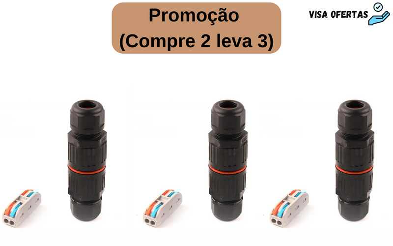 Conector de Fio Aprova D'água (COMPRE 2 LEVE 3)