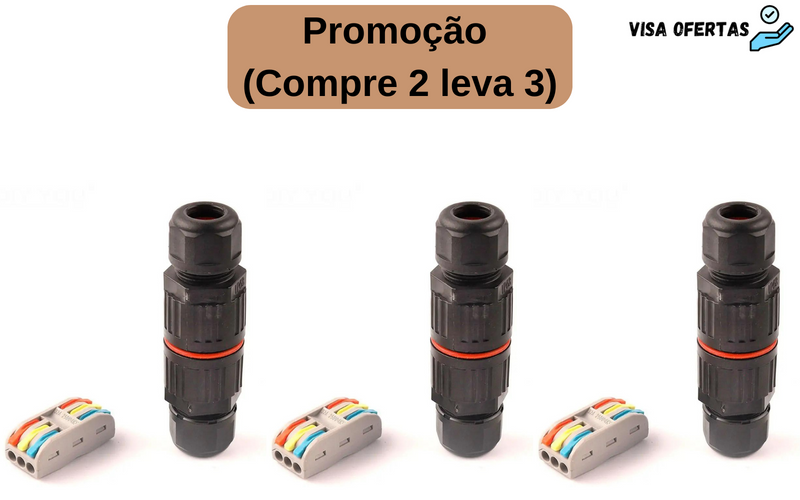 Conector de Fio Aprova D'água (COMPRE 2 LEVE 3)