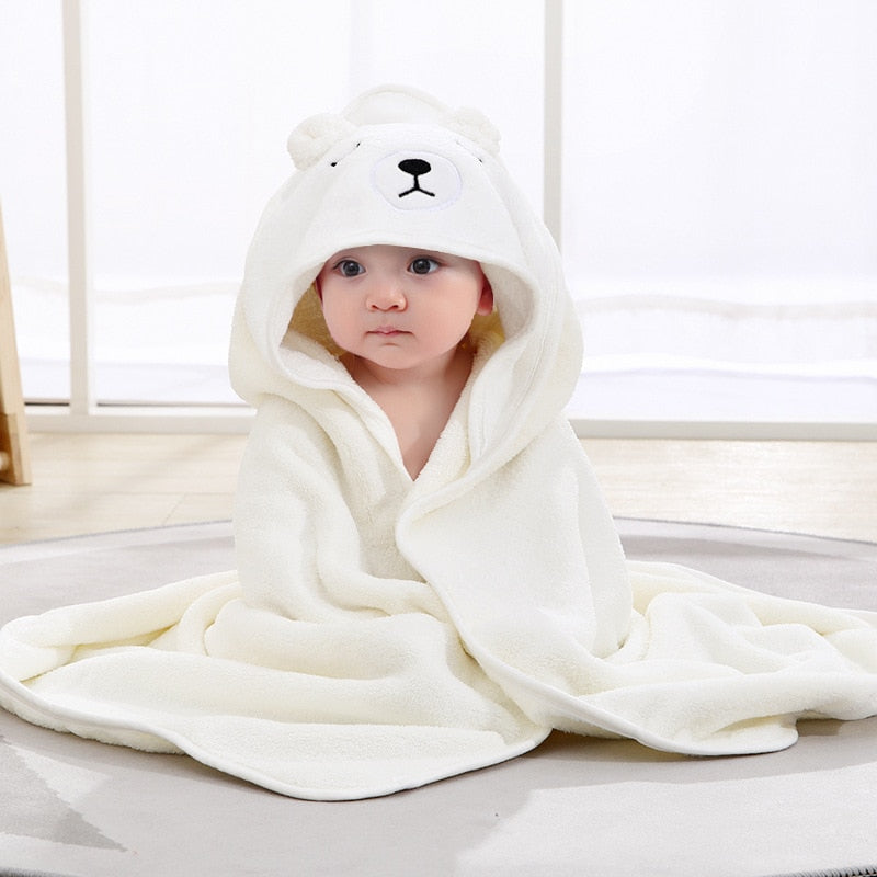 Tolha de Banho Infantil com Capuz - Super hooded Towel