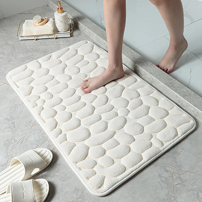 Tapete 3 em 1 para Banheiro Antiderrapante, Super absorvente e Macio - Confort Mat