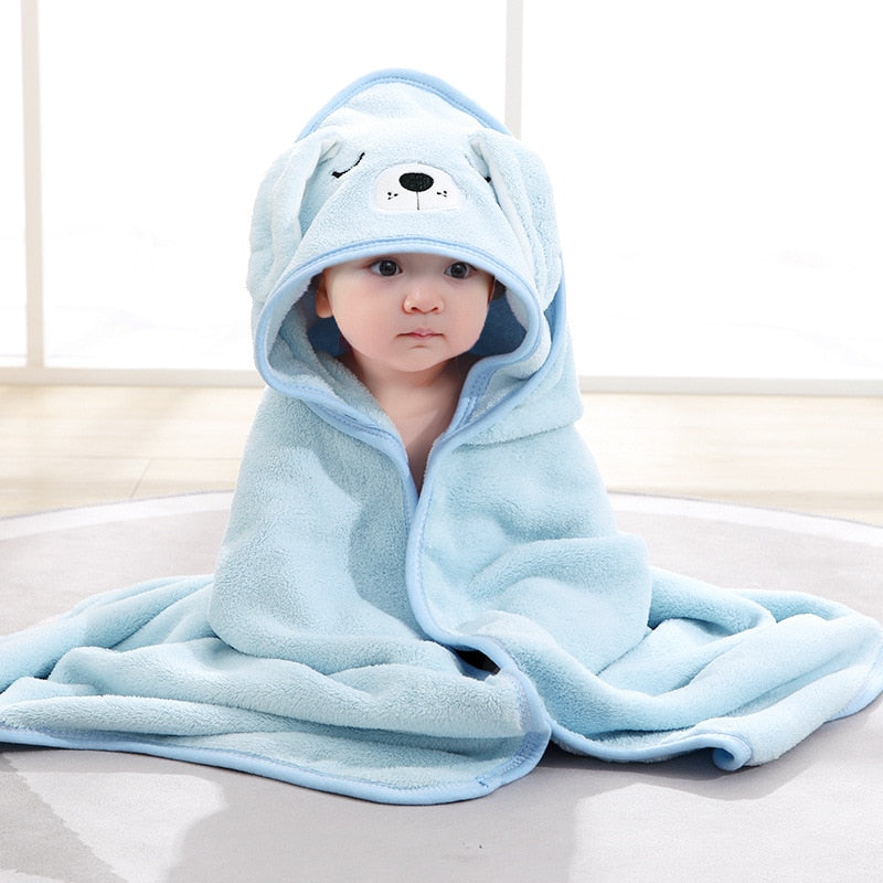 Tolha de Banho Infantil com Capuz - Super hooded Towel