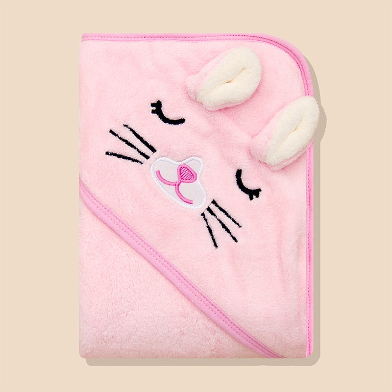 Tolha de Banho Infantil com Capuz - Super hooded Towel