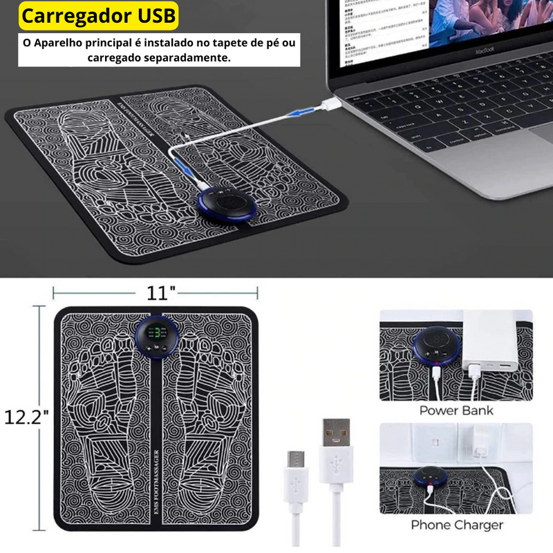 Tapete Massageador de Pés - ConfortPés